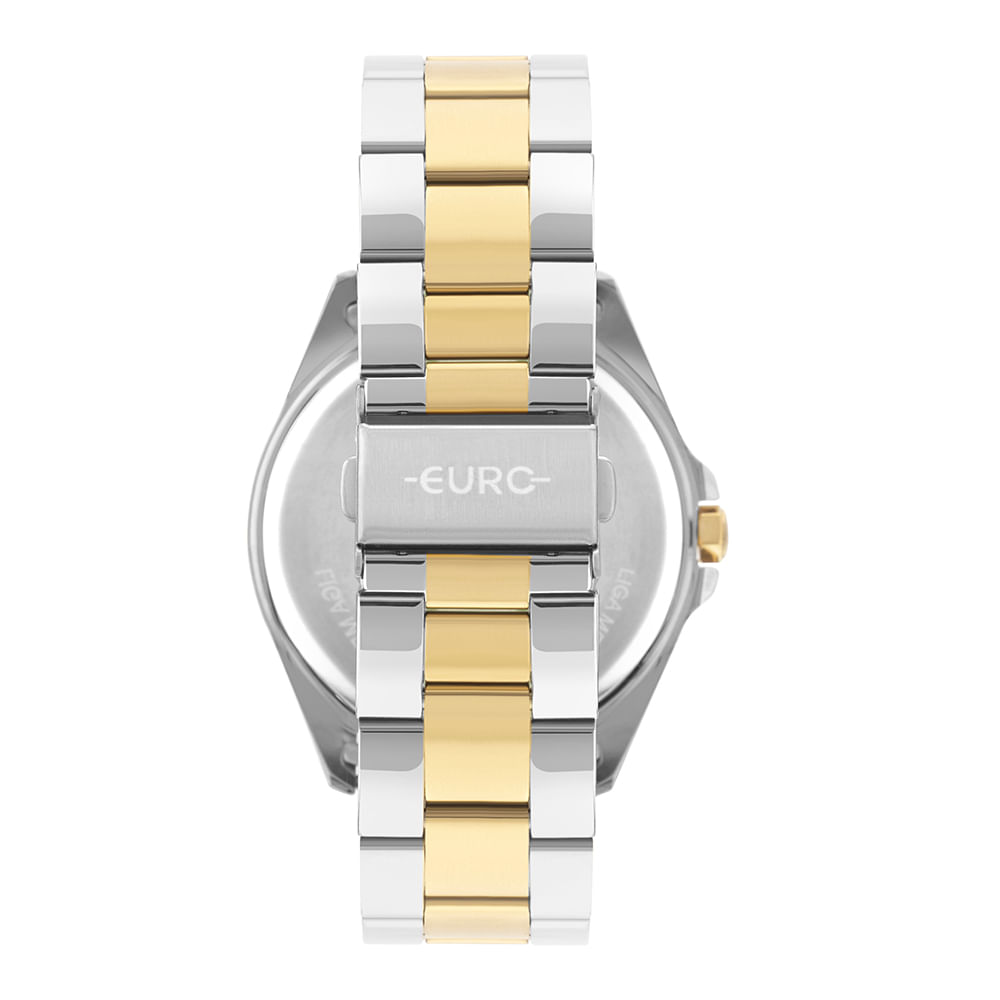 Relógio Euro Feminino Multiglow Bicolor