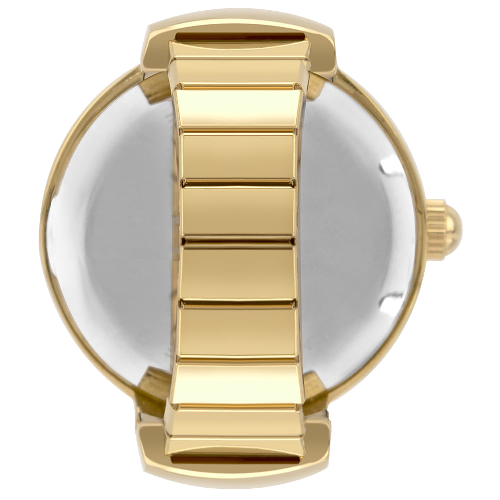 Relogio Anel Euro Feminino Unique Dourado
