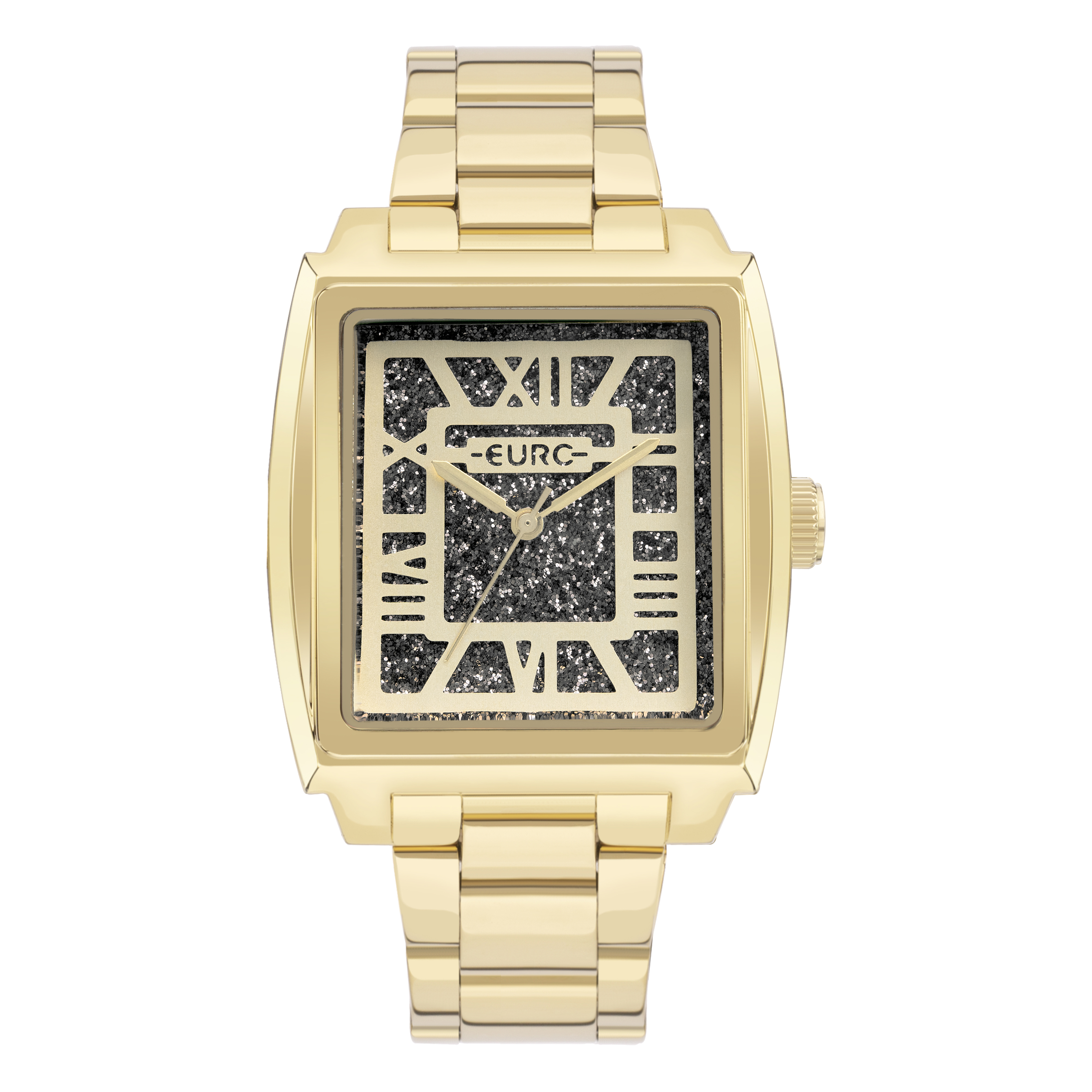 Relógio Euro Feminino Glitz Dourado