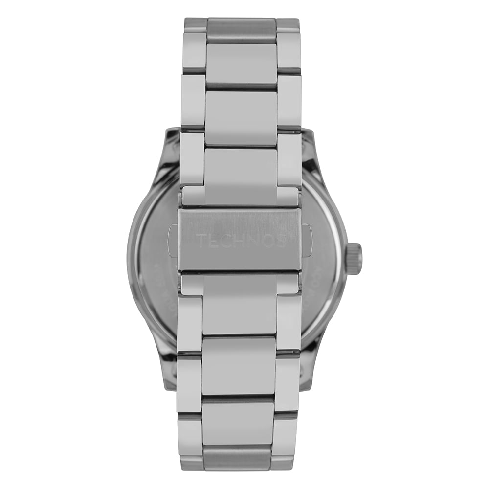 Relógio Technos Masculino Steel Prata