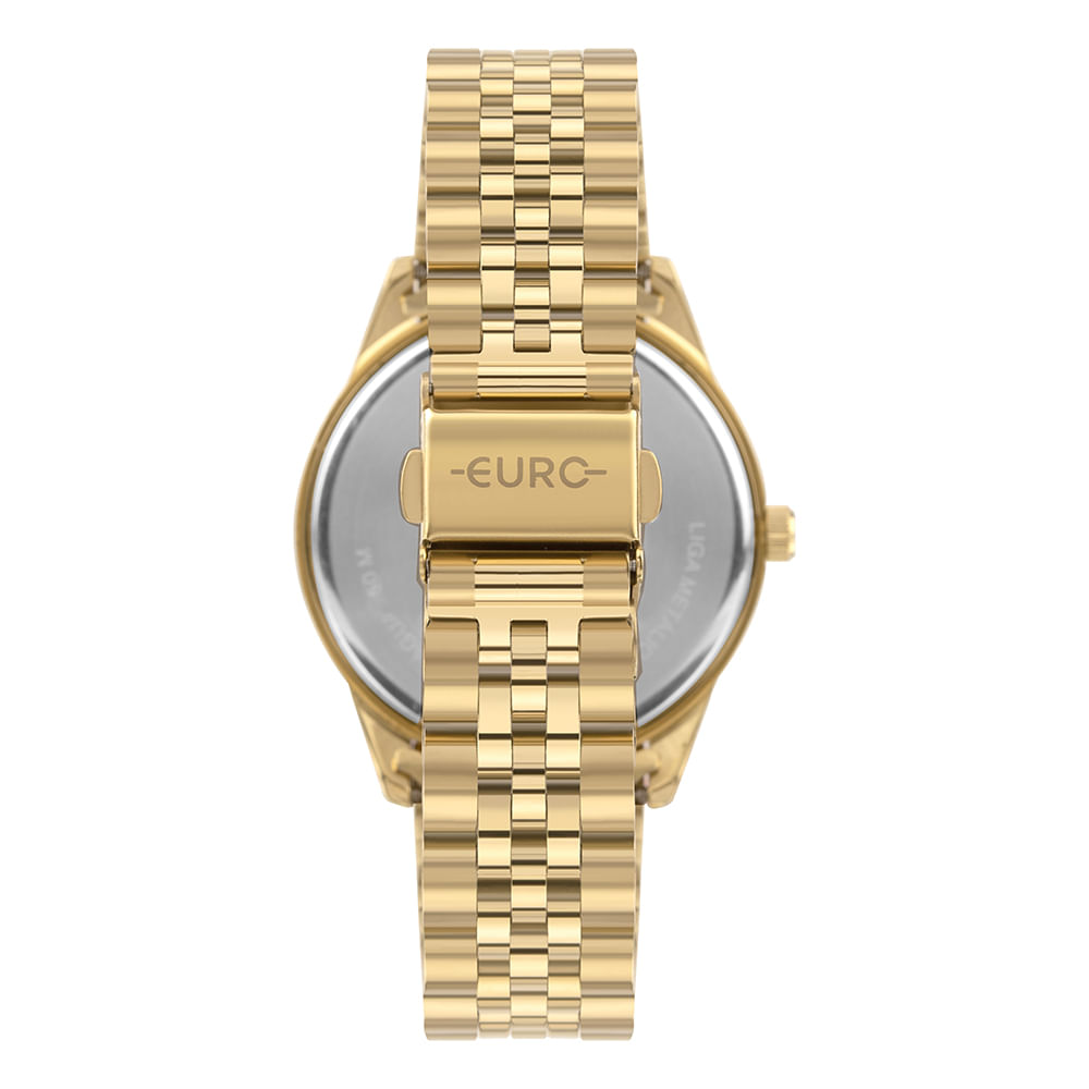 Relógio Euro Feminino Multiglow Dourado
