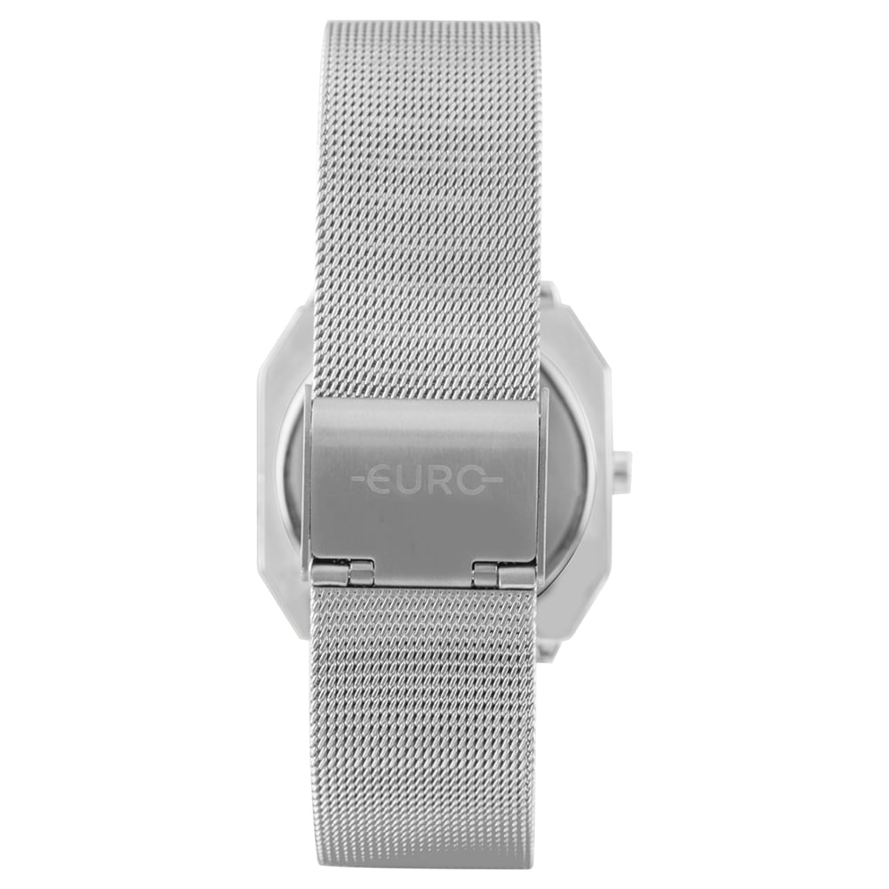Relógio Euro Feminino Fashion Fit Reflexos Prata