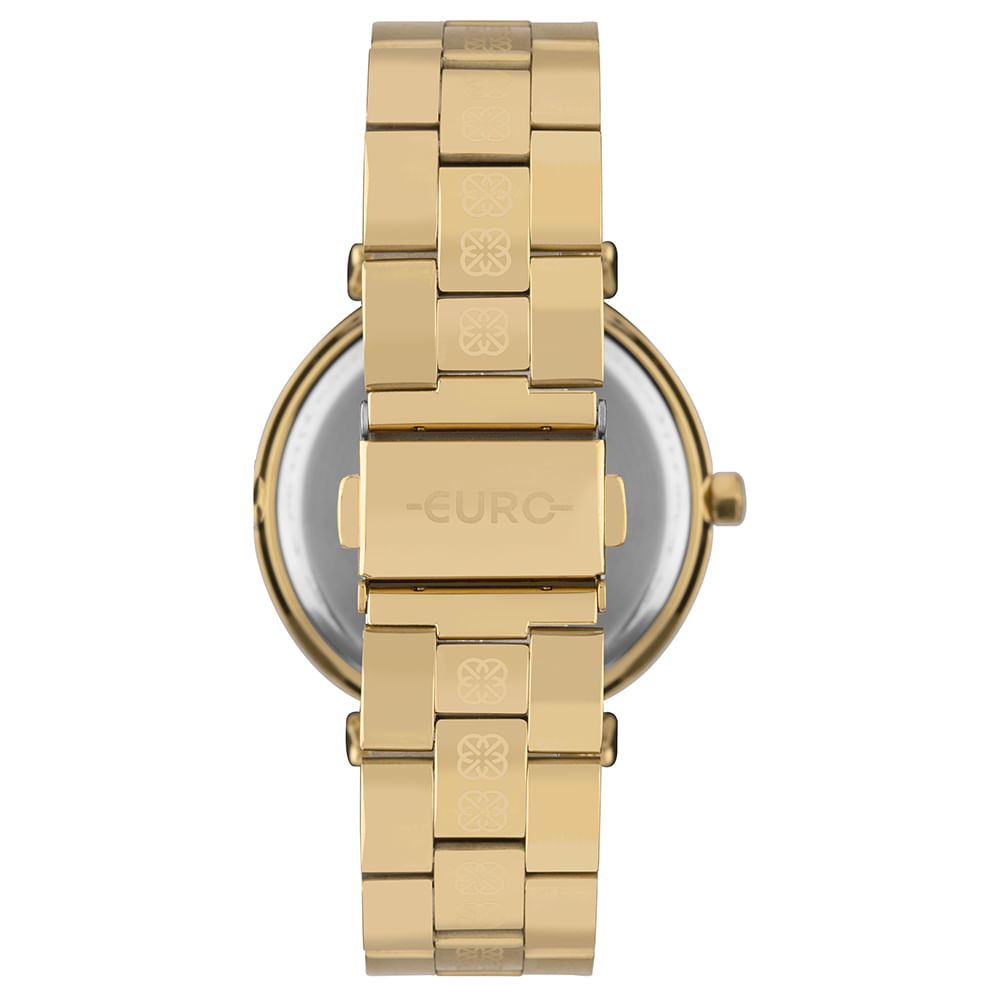 Relógio Euro Feminino Glitz Dourado