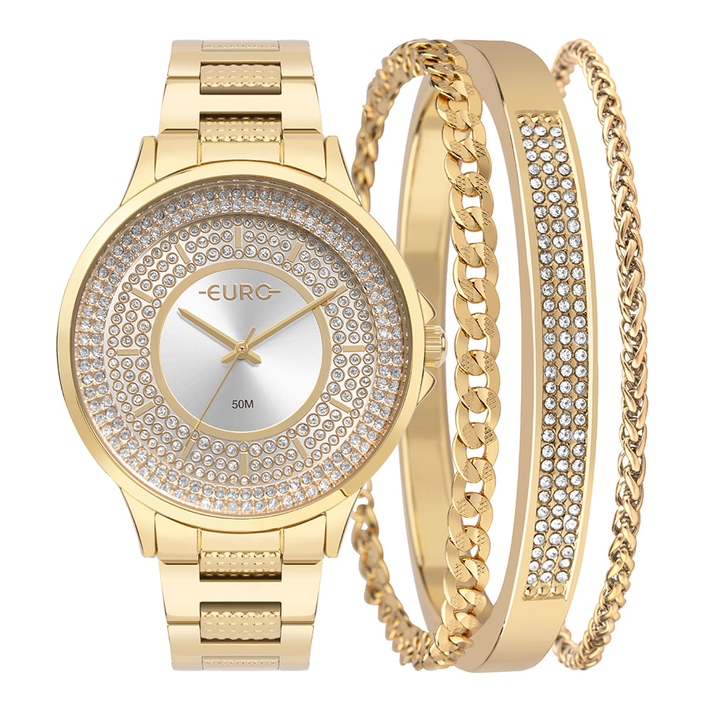 Kit Euro Feminino Soul Dourado