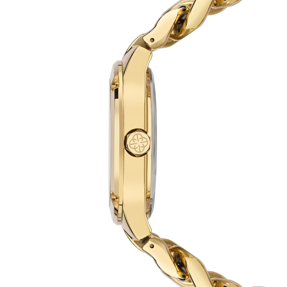 Relógio Euro Feminino Chains Dourado