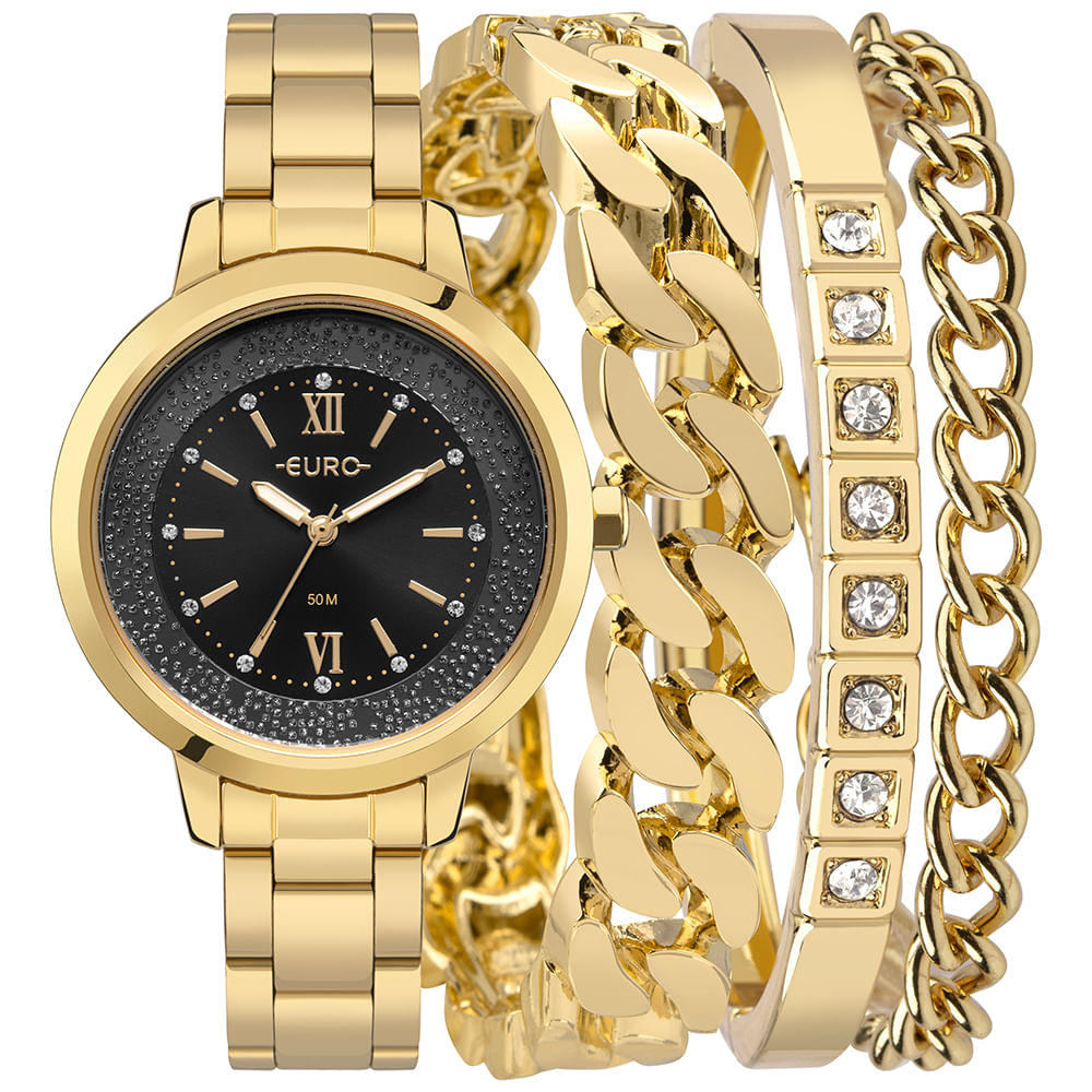 Kit Euro Feminino Soul Dourado