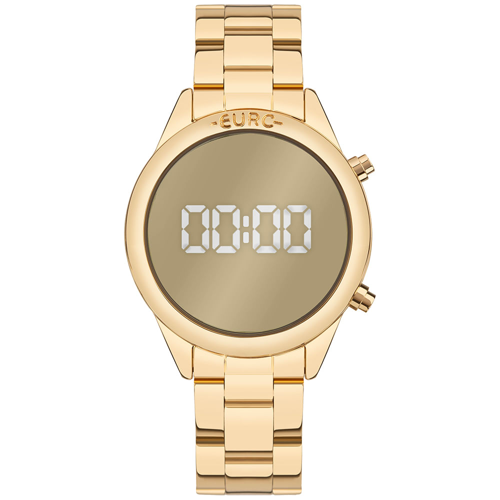 Relógio Euro Feminino Fashion Fit Reflexos Dourado