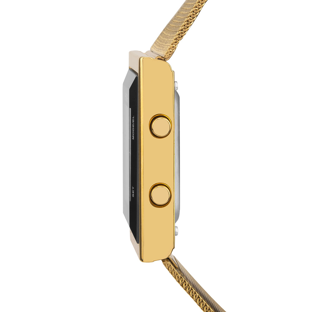 Relógio Euro Feminino Fashion Fit Glam Dourado