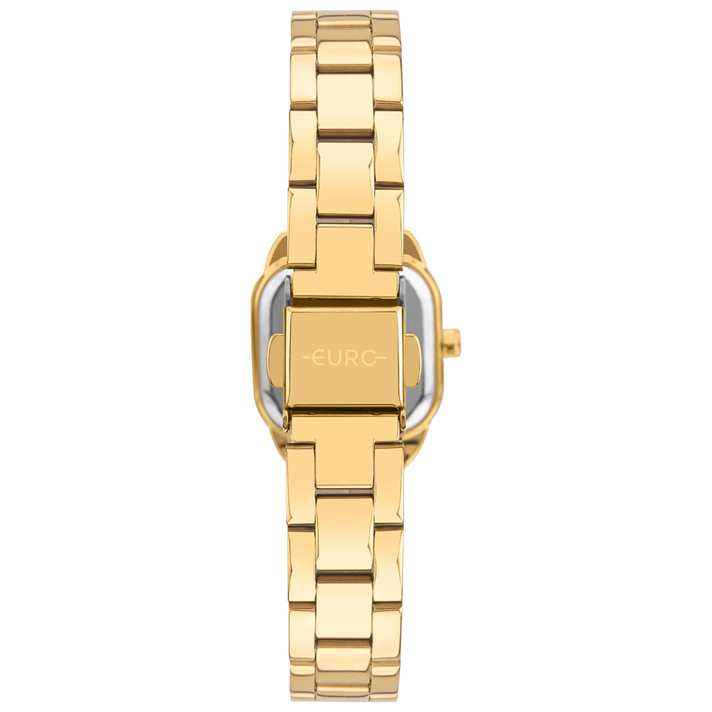 Relógio Euro Feminino Mini Dourado