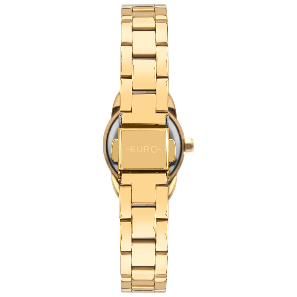 Relógio Euro Feminino Mini Dourado