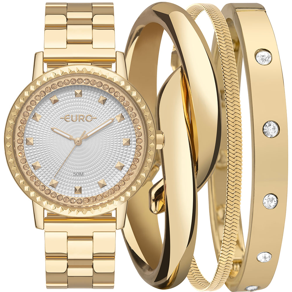 Kit Euro Feminino Soul Dourado