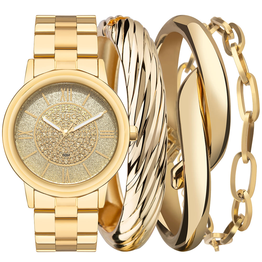 Kit Euro Feminino Soul Dourado