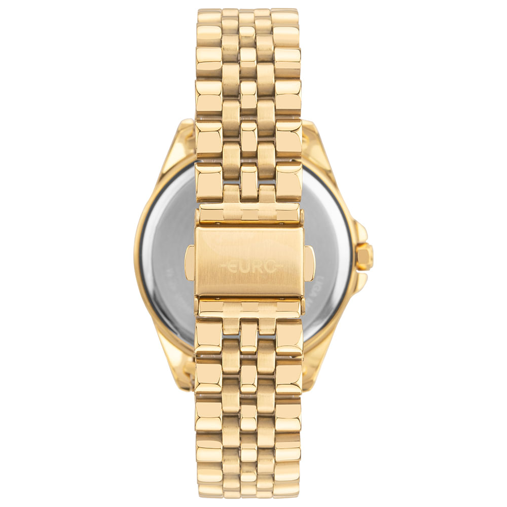 Relógio Euro Feminino Multiglow Dourado