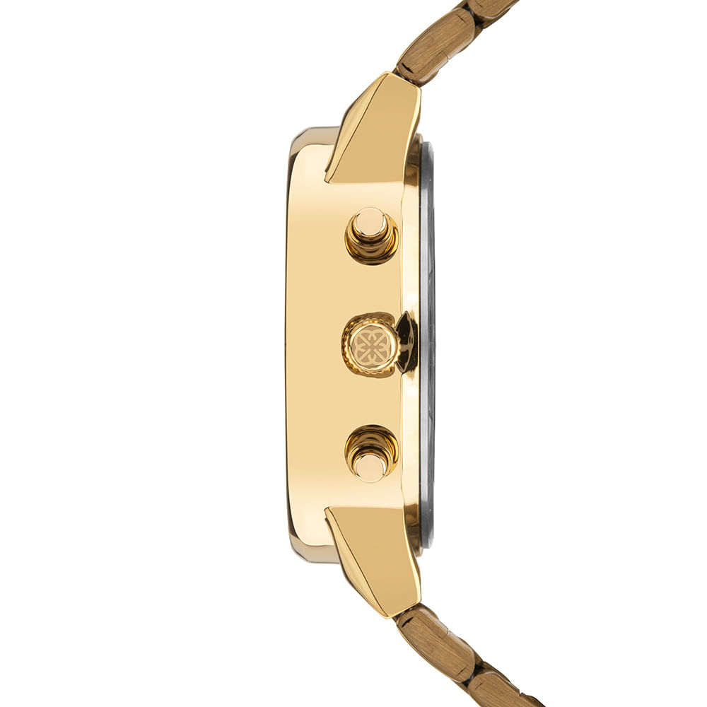 Relógio Euro Feminino Fashion Fit Sporty Dourado