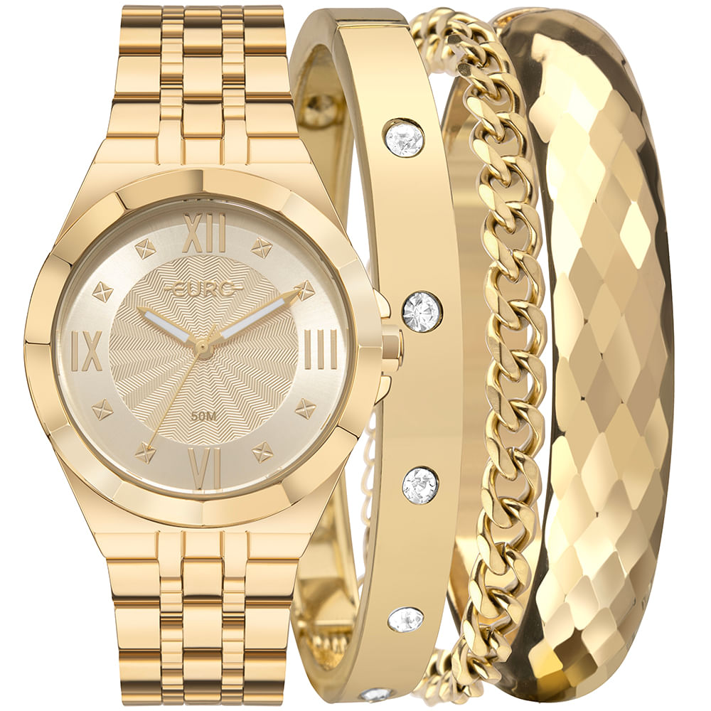 Kit Euro Feminino Soul Dourado