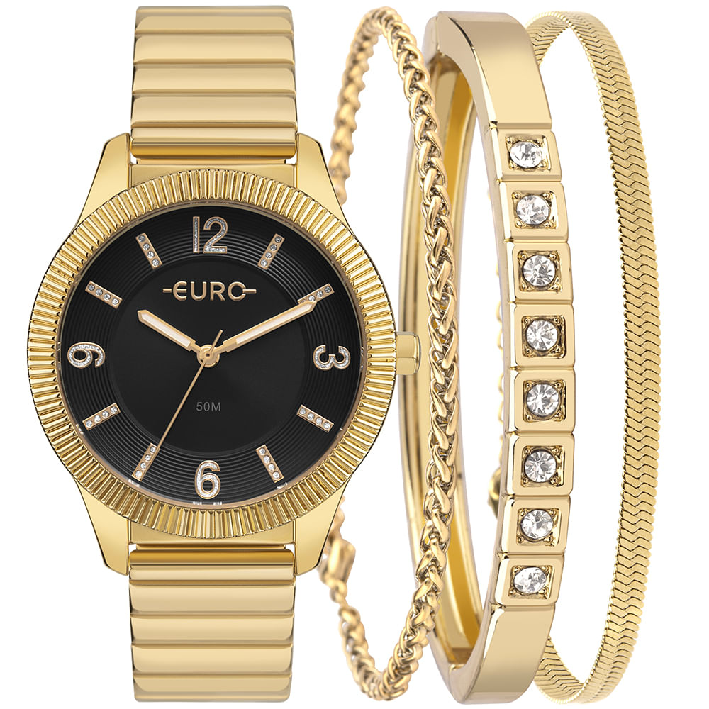 Kit Euro Feminino Soul Dourado
