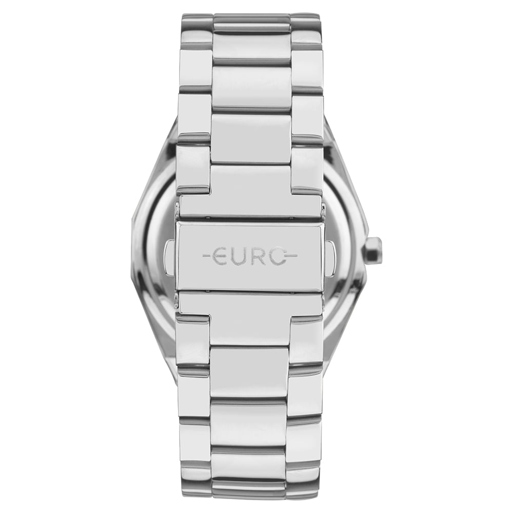 Relógio Euro Feminino Multiglow Prata