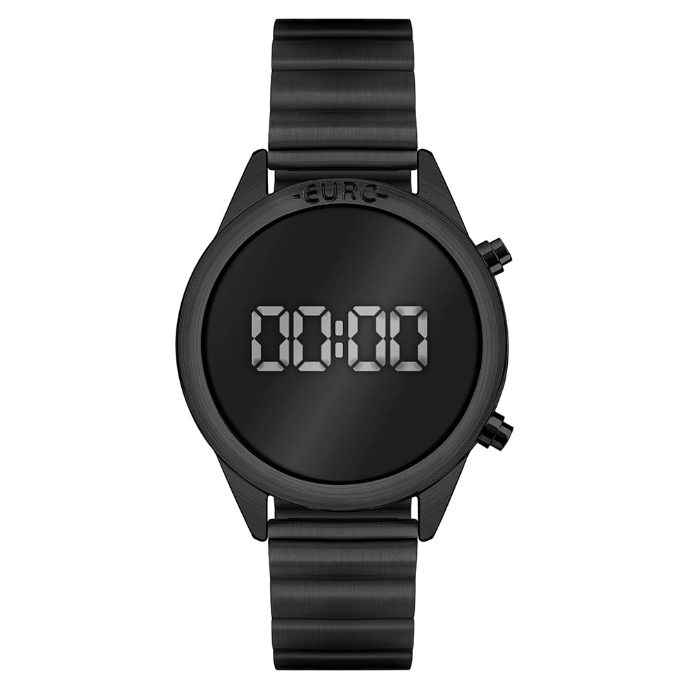 Relógio Euro Feminino Fashion Fit Reflexos Preto