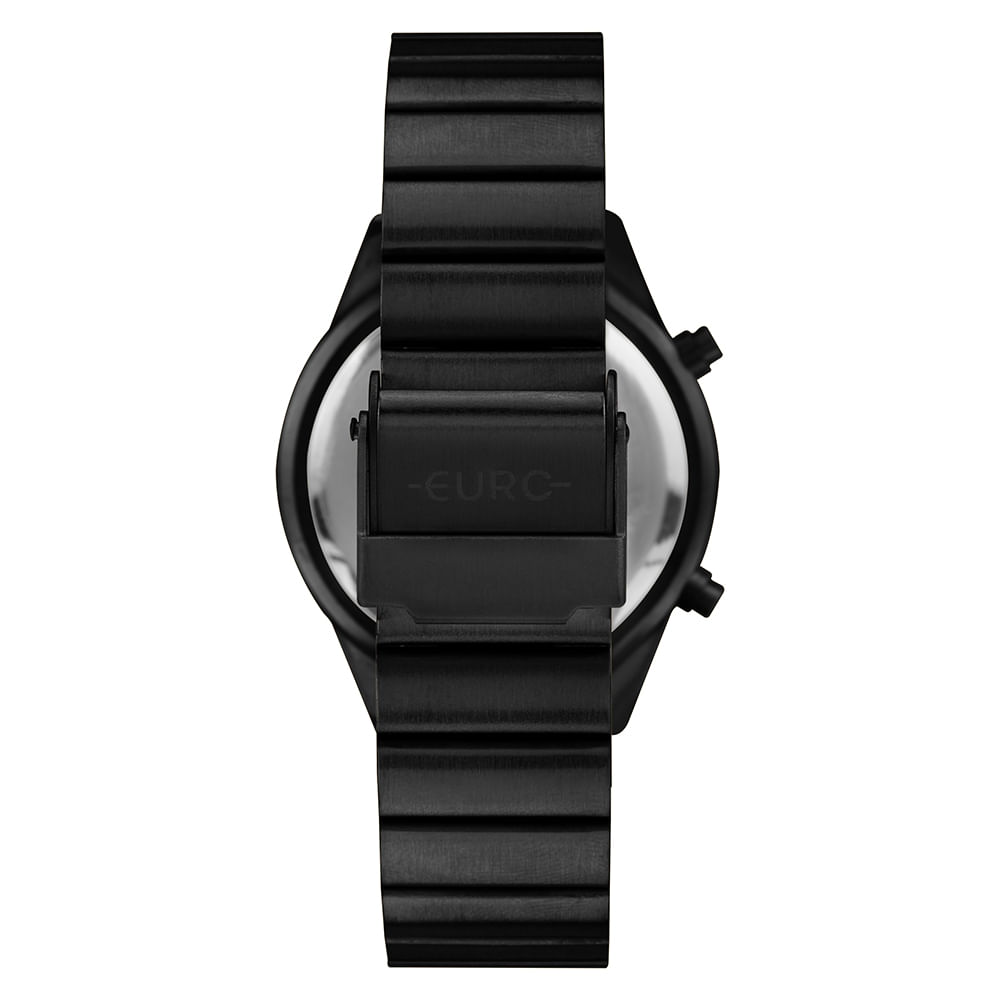 Relógio Euro Feminino Fashion Fit Reflexos Preto