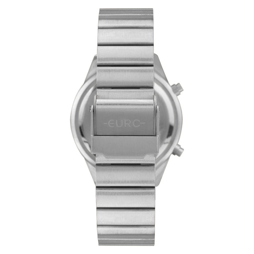 Relógio Euro Feminino Fashion Fit Reflexos Prata