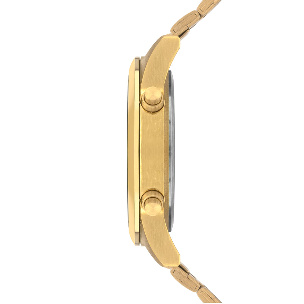 Relógio Euro Feminino Fashion Fit Reflexos Dourado