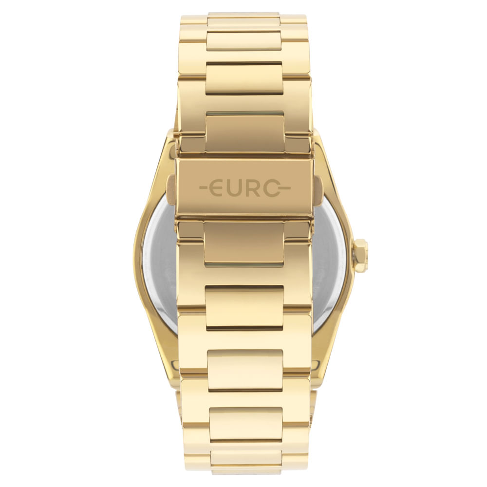 Relógio Euro Feminino Glitz Dourado
