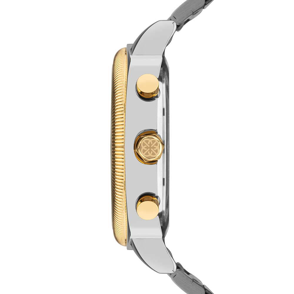 Relógio Euro Feminino Big Case Prata