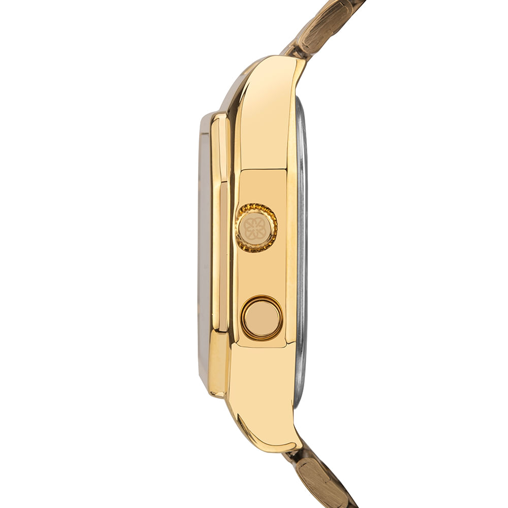 Relógio Euro Feminino Fashion Fit Sporty Dourado