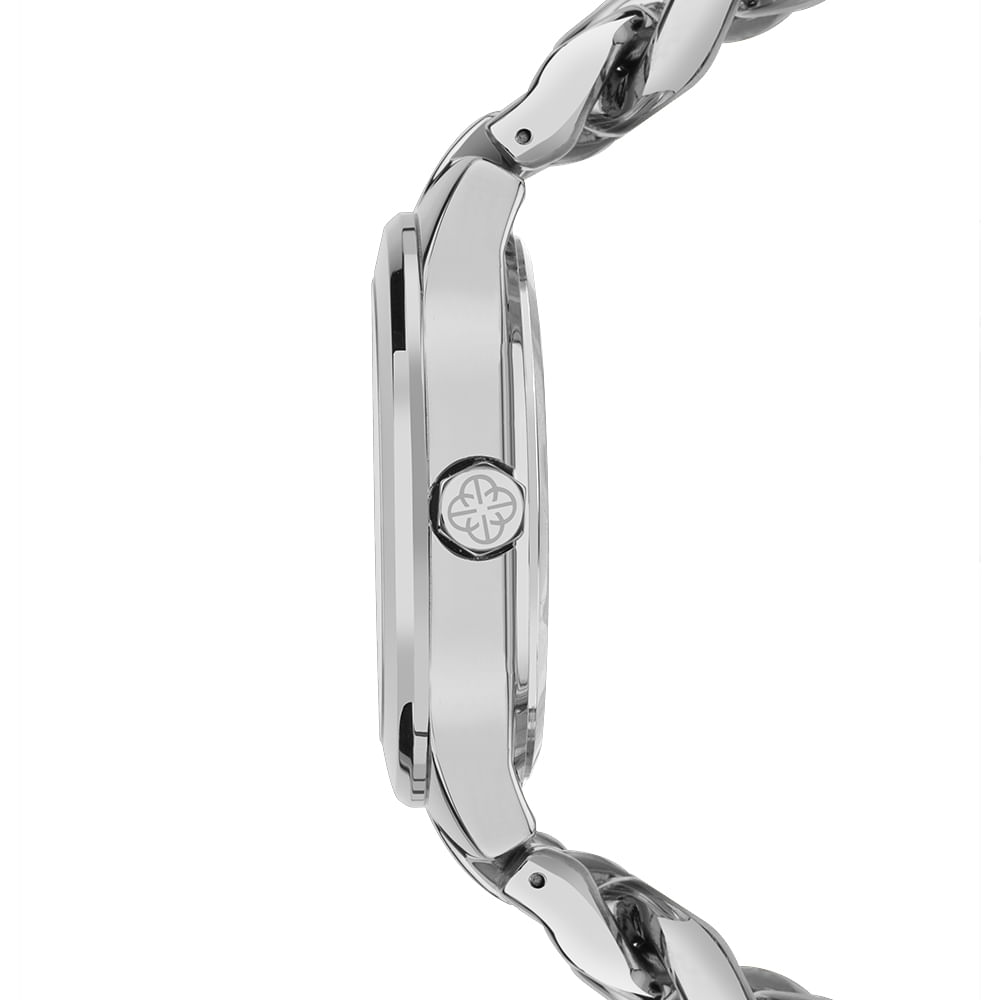 Relógio Euro Feminino Chains Prata