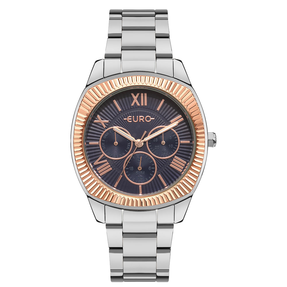 Relógio Euro Feminino Multiglow Bicolor