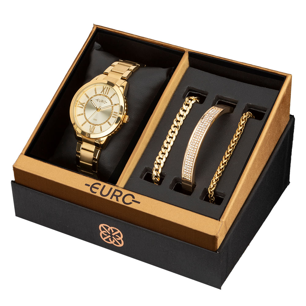 Kit Euro Feminino Soul Dourado