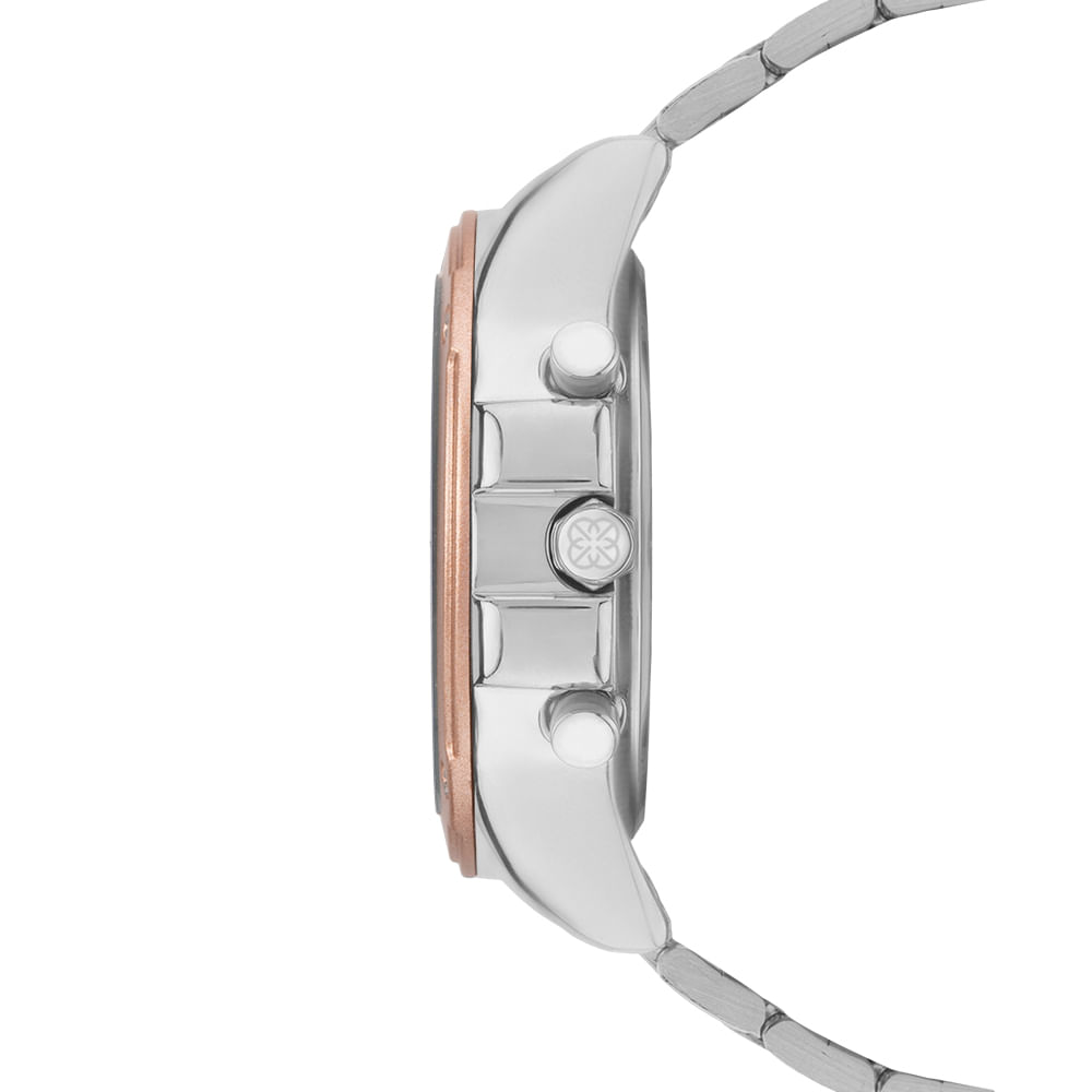 Relógio Euro Feminino Big Case Bicolor
