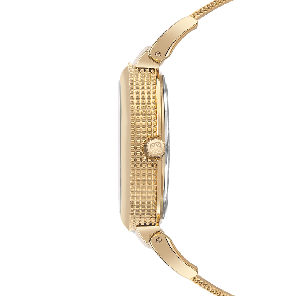 Relógio Euro Feminino Glitz Dourado