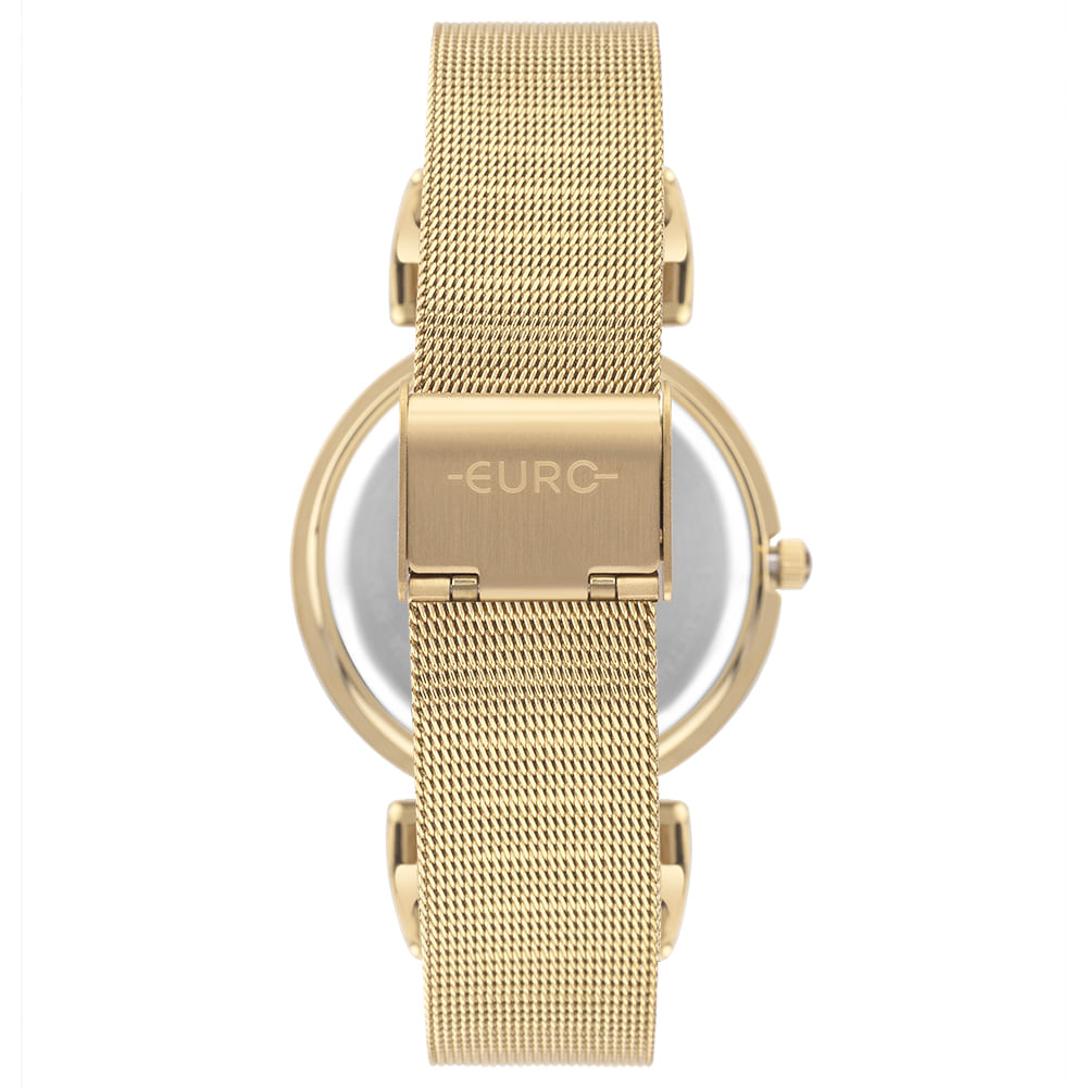 Relógio Euro Feminino Glitz Dourado