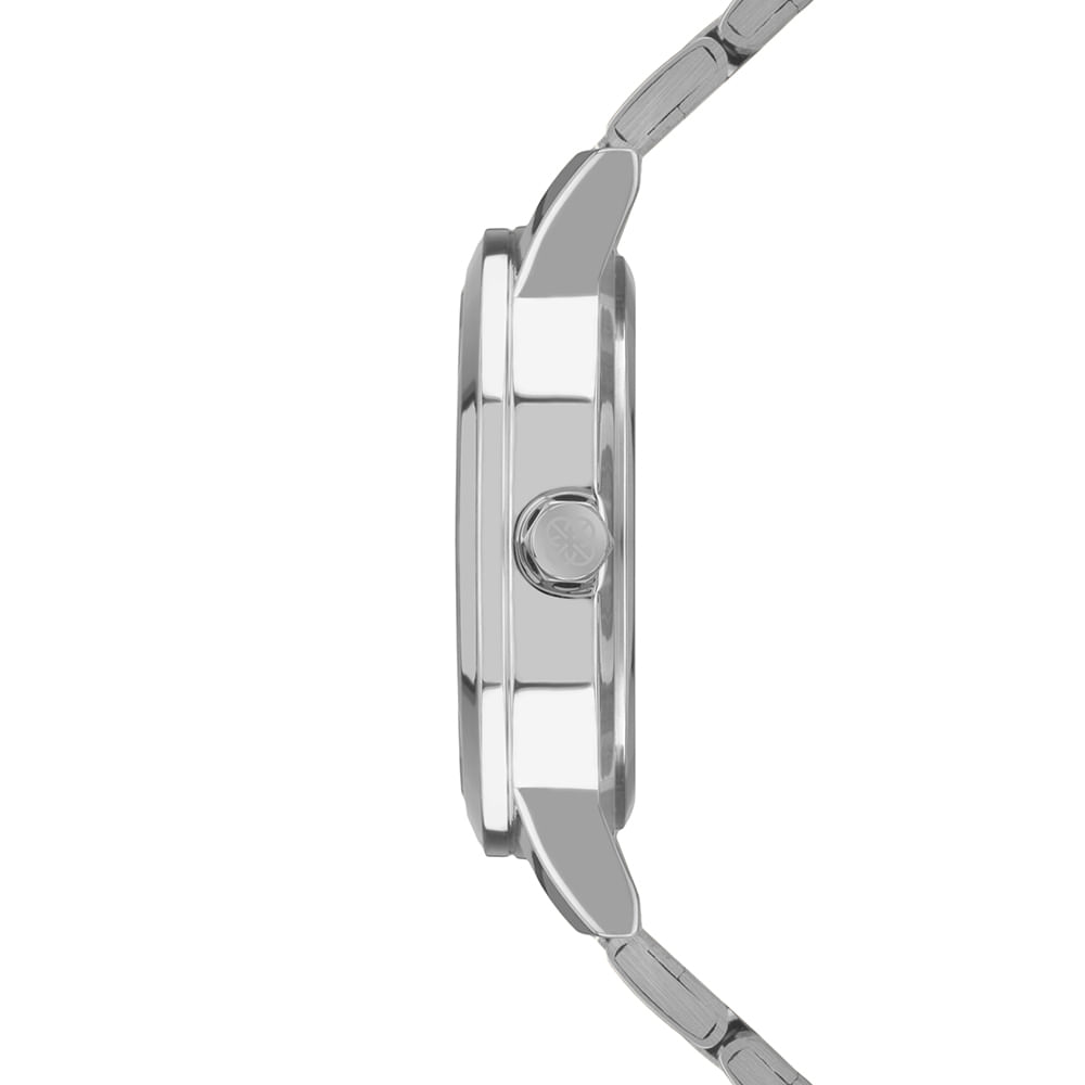 Relógio Euro Feminino Glitz Prata