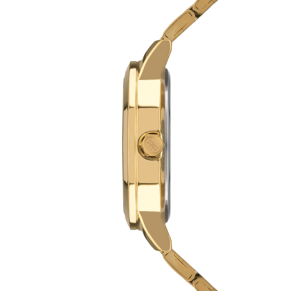 Relógio Euro Feminino Glitz Dourado