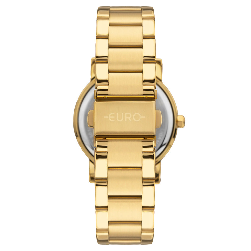 Relógio Euro Feminino Glitz Dourado