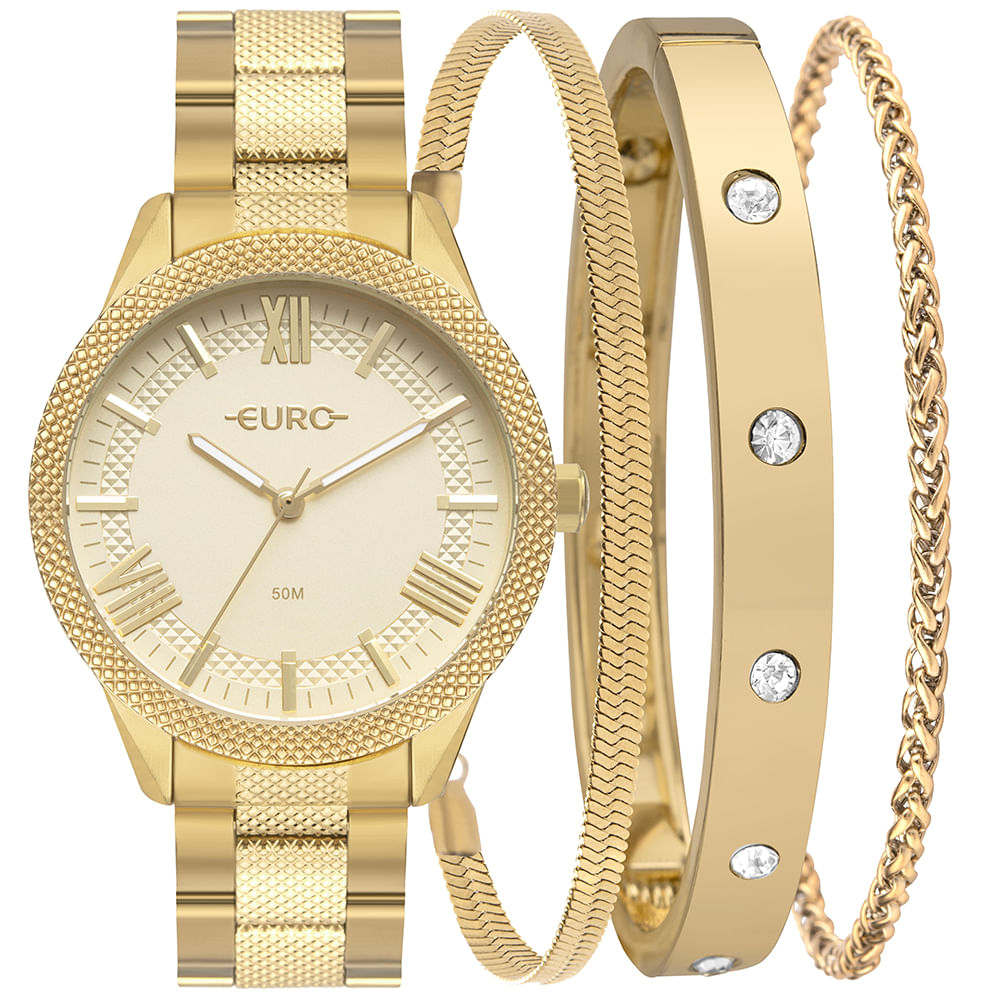 Kit Euro Feminino Soul Dourado