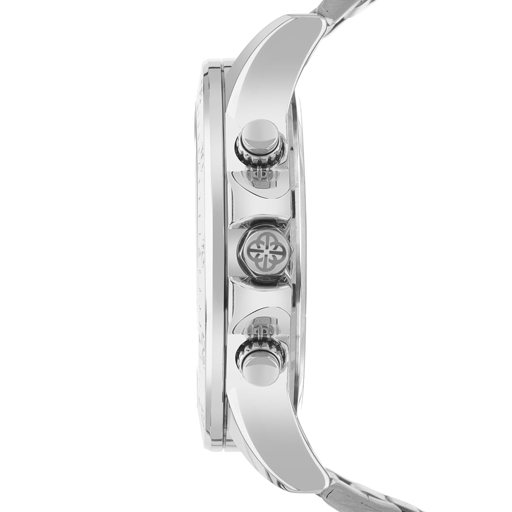 Relógio Euro Feminino Big Case Prata