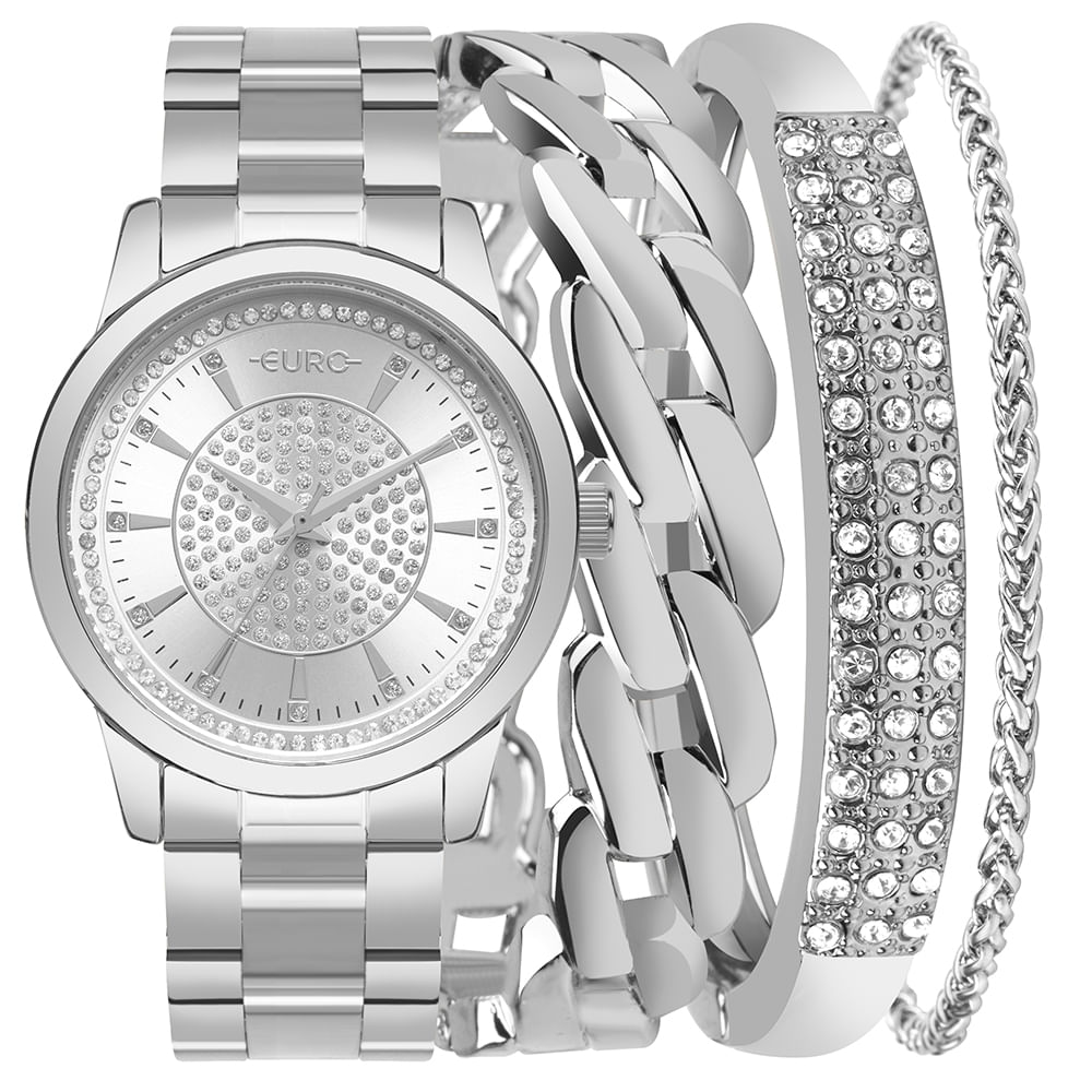 Kit Euro Feminino Soul Prata