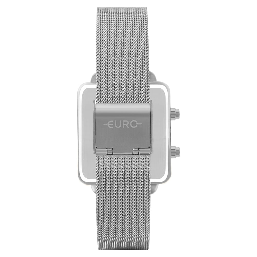 Relógio Euro Feminino Fashion Fit Reflexos Prata