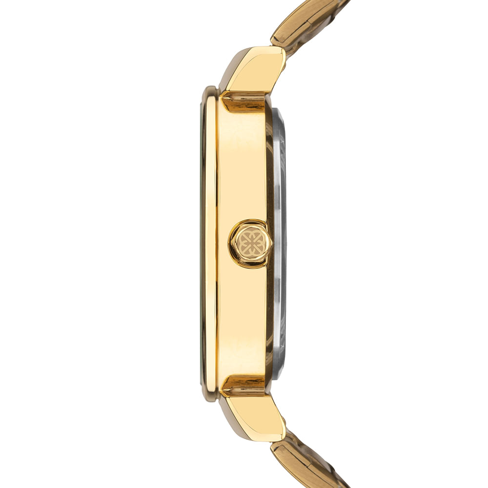 Relógio Euro Feminino Stones Dourado