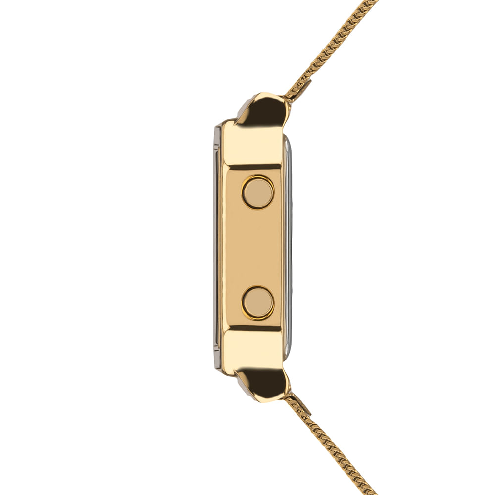 Relógio Euro Feminino Fashion Fit Glam Dourado