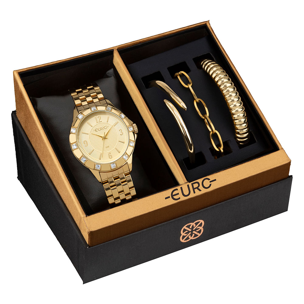 Kit Euro Feminino Soul Dourado