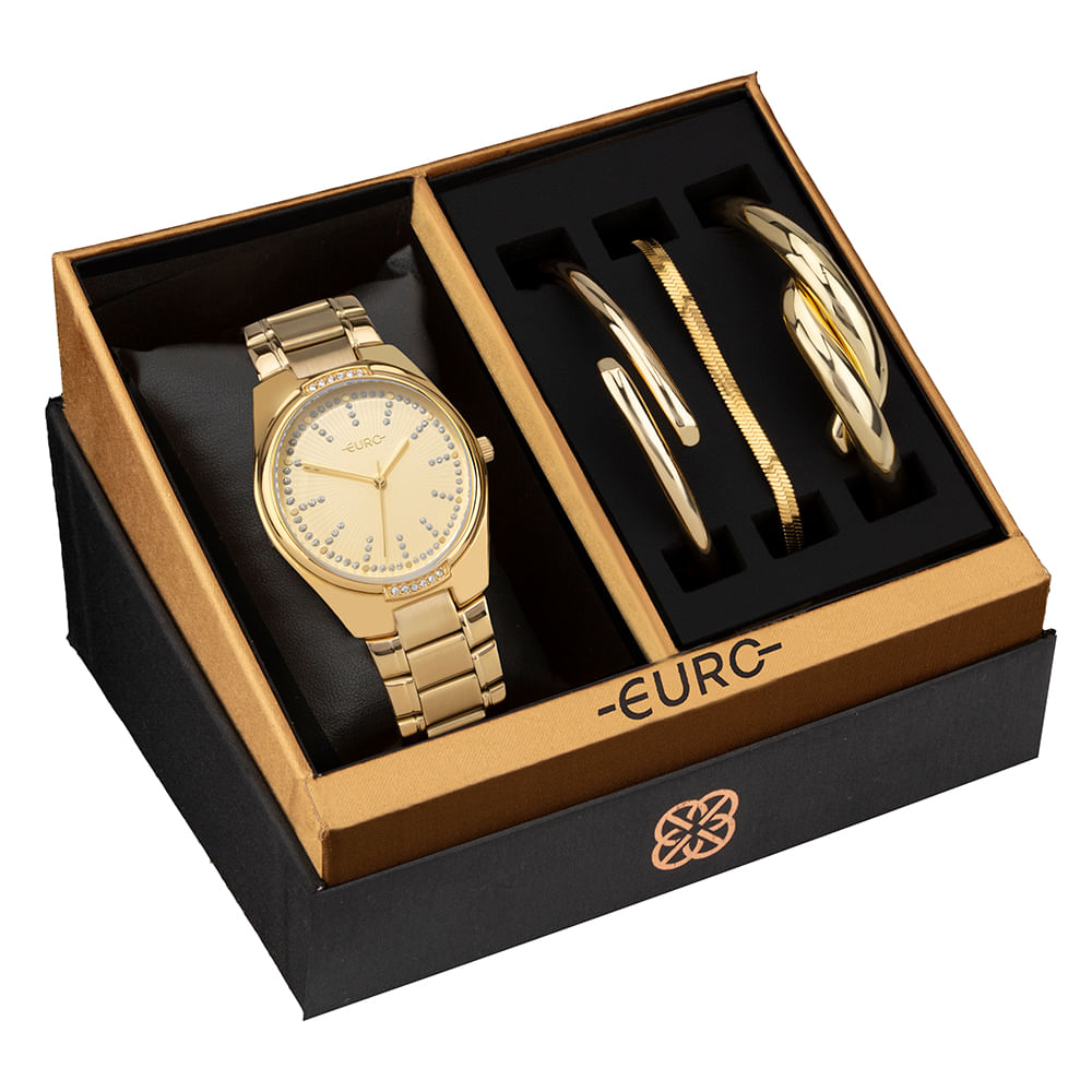 Kit Euro Feminino Soul Dourado