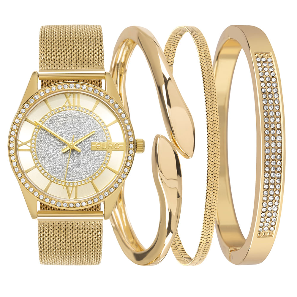 Kit Euro Feminino Soul Dourado