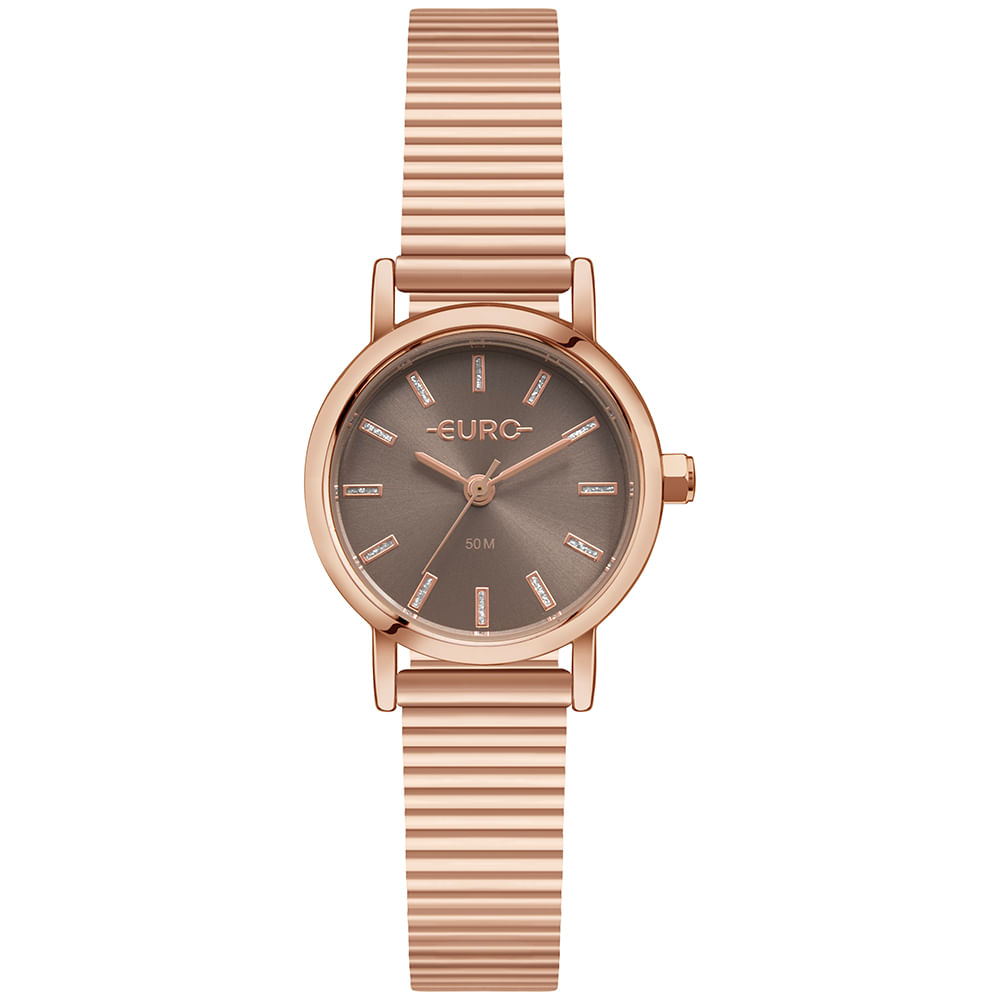 Relógio Euro Feminino Mini Rosé
