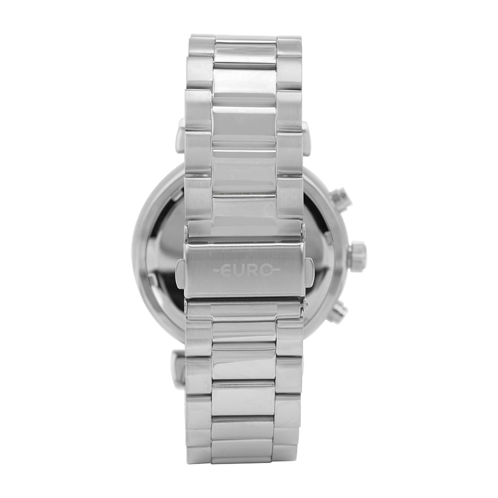 Relógio Euro Feminino Big Case Bicolor