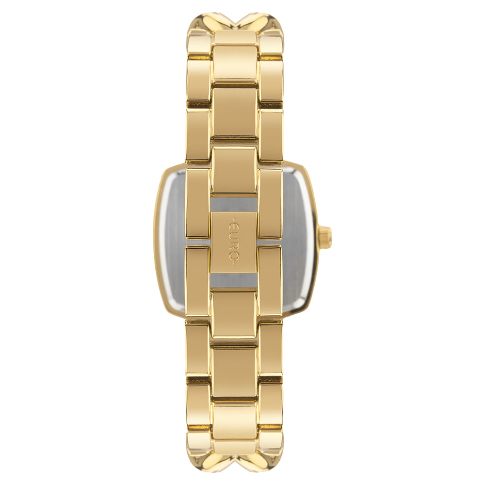 Relógio Euro Feminino Chains Dourado