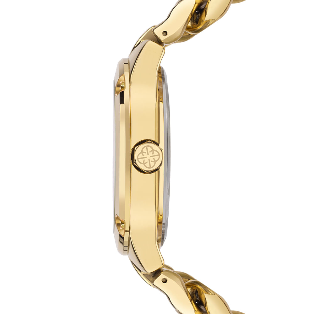 Relógio Euro Feminino Chains Dourado